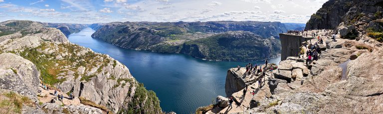 Cima del Pulpito en Noruega