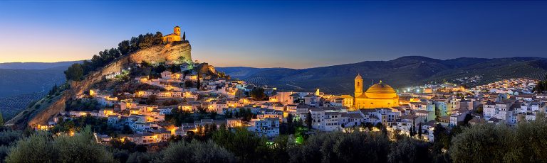Montefrío de noche, Granada